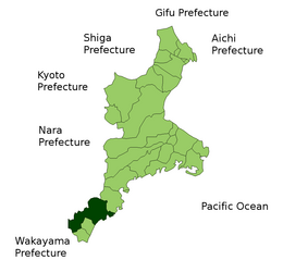 Kumano - Harta