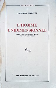 L'homme unidimentionnel - Herbert Marcuse (Livre) .jpg