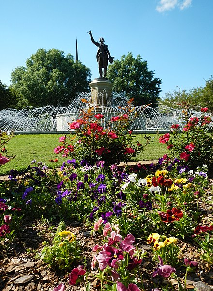 Courthouse square in LaGrange