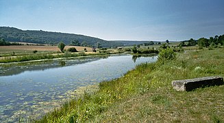 O Meuse em Bazoilles-sur-Meuse
