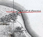 La Tour Fiumenicà dans l'Atlas du Royaume de Naples par Rizzi-Zannoni.jpg