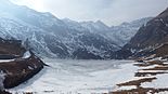 Lago di Malciaussia in un febbraio caldo