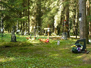 <span class="mw-page-title-main">Levashovo Memorial Cemetery</span> Cemetery in Saint Petersburg, Russia