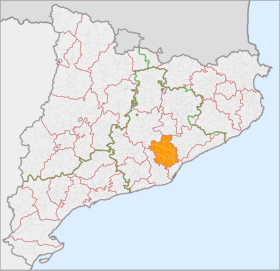 Vallès Occidental'ın Konumu