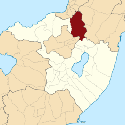 Peta lokasi Kecamatan Tombulu