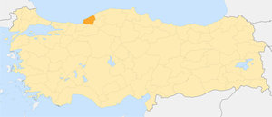 Zonguldak sulla mappa