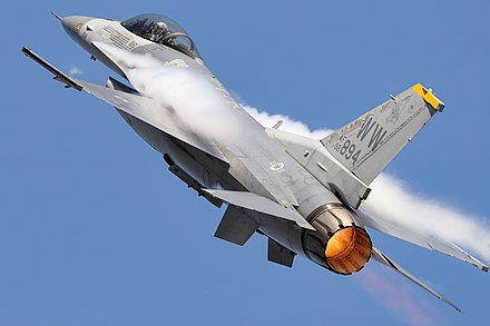 An F-16C Block 50 fitted with the F110-GE-129.