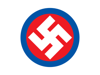 Distintivo da Organização Fascista de Toda a Rússia (Connecticut, EUA)
