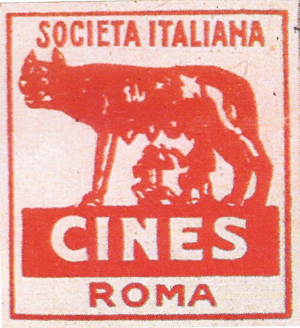 The logo of Cines, with the Capitoline Wolf in the centre