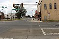 Looking west down Central Ave from NE corner of intersection with Grant St