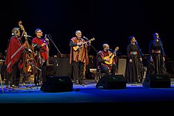 Los Folkloristas a musical group formed in Mexico City in 1966 and dedicated to the research, execution, and dissemination of traditional Latin American music. Since its creation, almost fifty musicians have passed through the group. Los Folkloristas.jpg