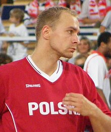 Koszarek 2010 in the Polish national jersey