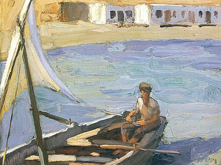 Sejlbåd, o. 1925 Pánormos på Tinos)