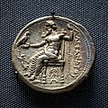 Macedonia - king Alexandros III - 325-323 BC - silver tetradrachmon - head of Herakles - Zeus aetophoros - London BM 1937-1004-14