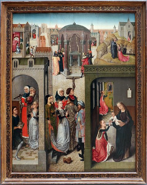 File:Maestro della leggenda di santa caterina, scene della vita di santa caterina, 1475-1500 ca. (bruxelles) 01.JPG