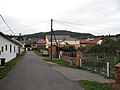 Čeština: Ulice v Manětíně. Okres Plzeň-sever, Česká republika.
