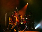 Manic Street Preachers in London during their 2005 tour.