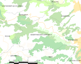 Essertines-en-Châtelneuf - Localizazion