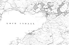 Loch Indaal haritası