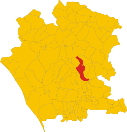 Lokasi Pontelatone di Provinsi Caserta