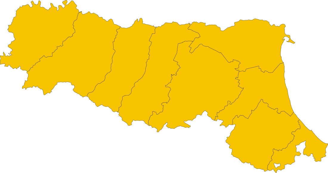 File:Map of region of Emilia-Romagna, Italy.svg