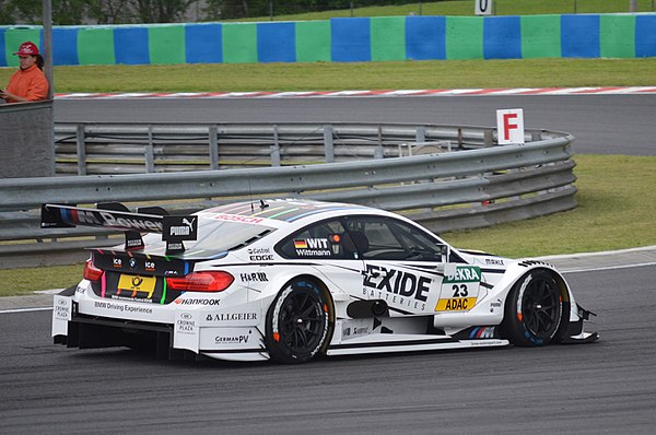 Marco Wittmann at the 2014 Hungarian DTM race