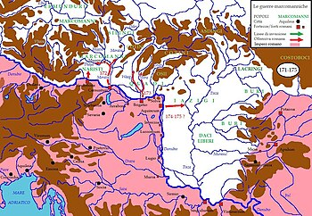 Den romerske modoffensiv i marcomannic krigen