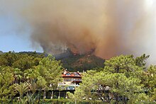 Marmaris forest fire in 2021 Marmaris forest fire.jpg