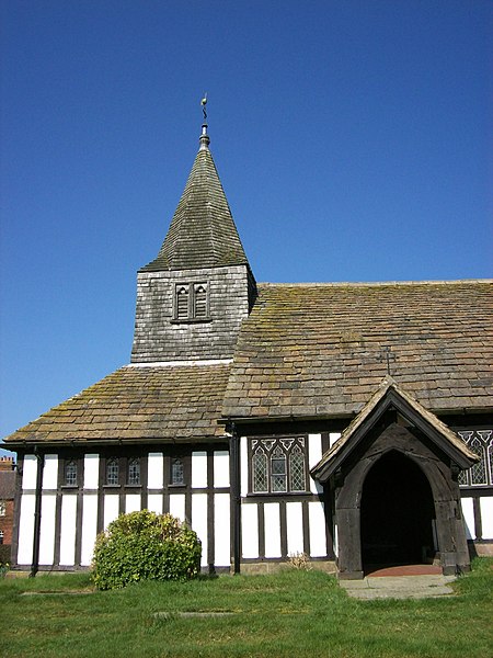 File:Marton church, porch and belfry.JPG