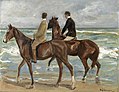 Two Riders on the Beach to the left, 1901