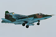 A Su-25 with earth colors on the top and sky color on the bottom Merlion86 IMG 6578 (8296409780).jpg