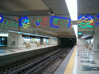 <span class="mw-page-title-main">Carnide Station</span> Station on the Lisbon Metro