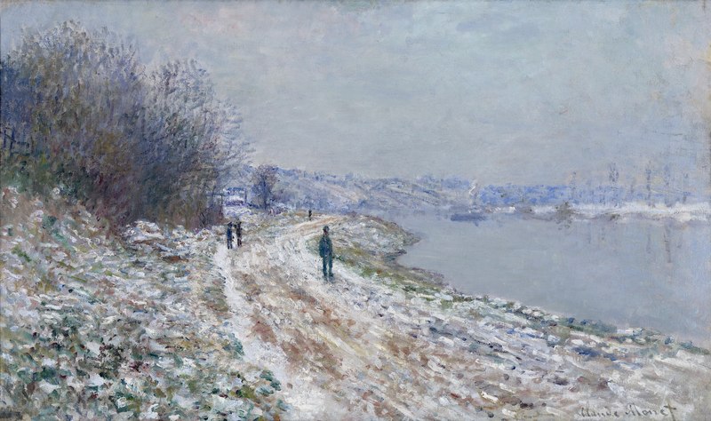File:Monet - Chemin de halage à Argenteuil (Towpath at Argenteuil, Winter), 1875-1876.tif