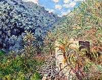 Olive and Palm Trees, Valley of Sasso Monet w860 olive trees and palm trees in the valley of sasso.jpg