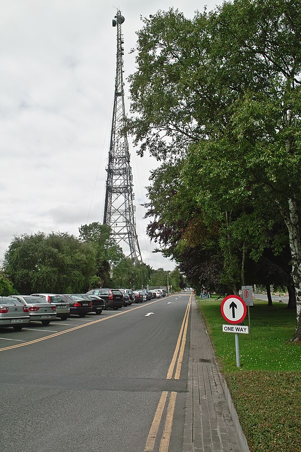 RTÉ links mast at Donnybrook campus