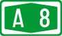 Motorway-A8-Hex-Green.svg