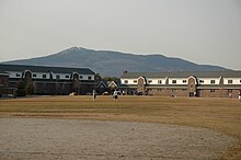 Mountain View apartments with Mount Monadnock towering in the background Mount Monadnock.JPG