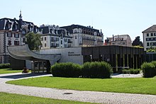 Photographie de l’entrée du Musée gruérien actuel