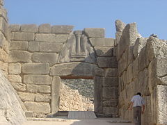 La « porte des Lionnes » de Mycènes.