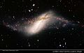 Структура галактики NGC 660 та її кільця. Gemini Observatory, AURA