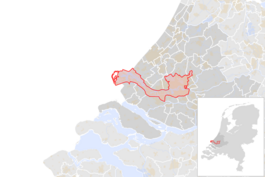 Locatie van de gemeente Rotterdam (gemeentegrenzen CBS 2016)