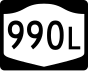 New York State Route 990L marker