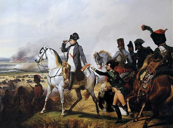 Napoleon pod Wagram – obraz Horace Verneta