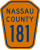 County Route 181 marker