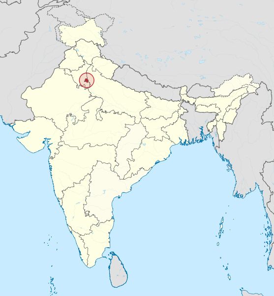 File:National Capital Territory of Delhi in India (special marker).svg