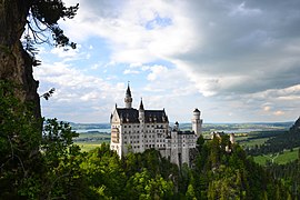 Neuschwanstein Castle, Bavaria, Germany Baron Bomburst's castle (exterior)