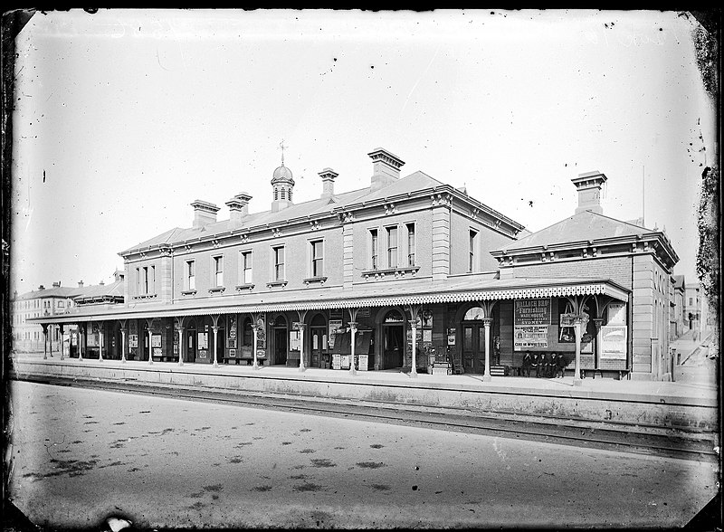 File:Newcastle Railway Station, Newcastle, NSW, 1886.jpg