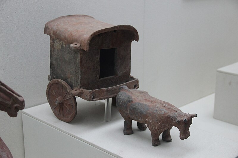 File:Northern Wei Pottery Ox Cart (19643811710).jpg