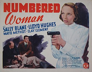 <i>Numbered Woman</i> 1938 film directed by Karl Brown