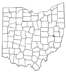 Location of Freeport, Ohio